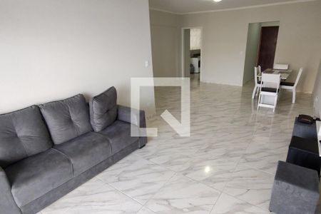 Sala de apartamento para alugar com 3 quartos, 143m² em Vila Assuncao, Praia Grande