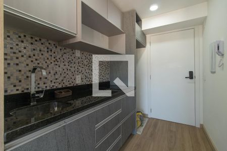 Cozinha de kitnet/studio para alugar com 1 quarto, 27m² em Partenon, Porto Alegre