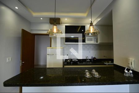 Bancada - cozinha americana de kitnet/studio para alugar com 1 quarto, 42m² em Serrinha, Goiânia