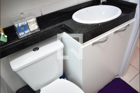 Apartamento para alugar com 50m², 2 quartos e 1 vagaDetalhe do banheiro
