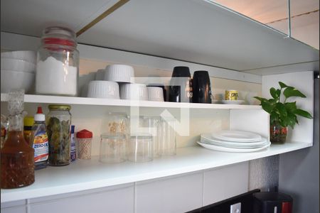 Apartamento para alugar com 50m², 2 quartos e 1 vagaDetalhe da cozinha