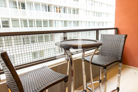 Studio para alugar com 25m², 1 quarto e sem vagaVaranda