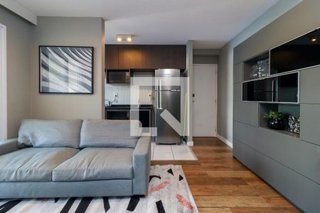 Sala de apartamento à venda com 2 quartos, 58m² em Chácara Santo Antônio (zona Sul), São Paulo