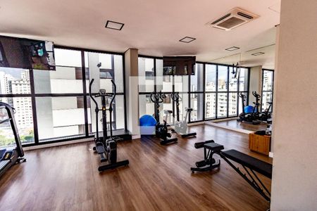 Apartamento para alugar com 32m², 1 quarto e sem vaga Apartamento para alugar com 32m², 1 quarto e sem vagaÁrea comum - Academia