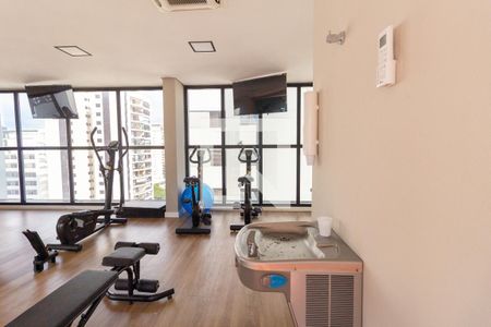 Apartamento para alugar com 32m², 1 quarto e sem vaga Apartamento para alugar com 32m², 1 quarto e sem vagaÁrea comum - Academia