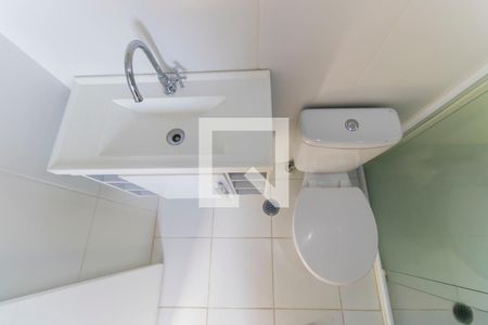 Apartamento para alugar com 61m², 2 quartos e 1 vagaDetalhe do Banheiro da Suite