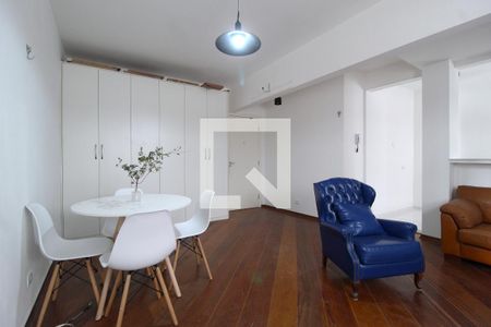 Sala de apartamento para alugar com 1 quarto, 52m² em Vila Nova Conceição, São Paulo