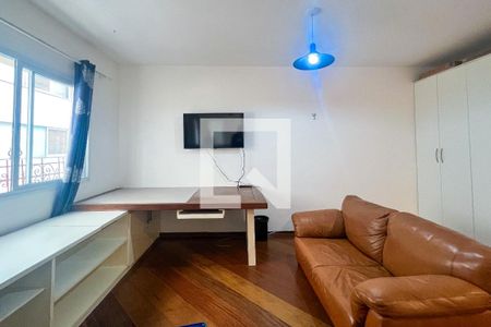 Sala de apartamento para alugar com 1 quarto, 52m² em Vila Nova Conceição, São Paulo