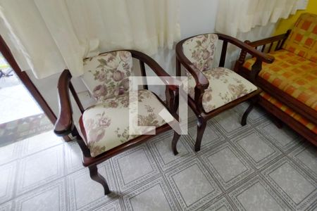 Detalhe Sala de casa de condomínio para alugar com 1 quarto, 60m² em Maracanã, Praia Grande
