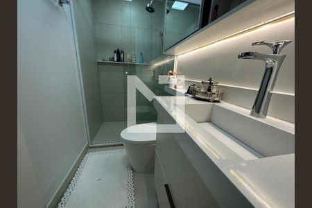 Banheiro da Suíte de apartamento à venda com 2 quartos, 68m² em Barra Funda, São Paulo