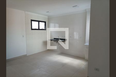 Sala/Cozinha de apartamento à venda com 2 quartos, 50m² em Chácara Mafalda, São Paulo