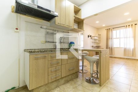 Studio à venda com 28m², 1 quarto e sem vagaCozinha 