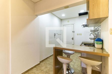 Cozinha de kitnet/studio à venda com 1 quarto, 28m² em Campos Elíseos, São Paulo