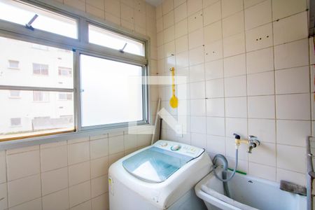 Área de serviço de apartamento para alugar com 2 quartos, 50m² em Cidade São Jorge, Santo André