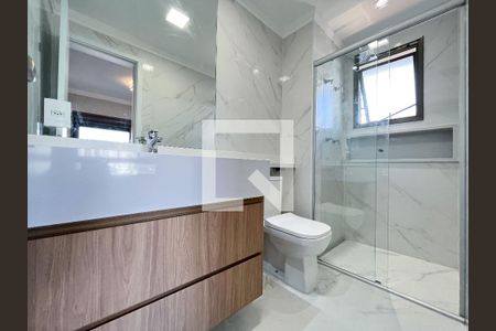 Apartamento para alugar com 81m², 2 quartos e 1 vaga Apartamento para alugar com 81m², 2 quartos e 1 vagaBanheiro da Suíte 1