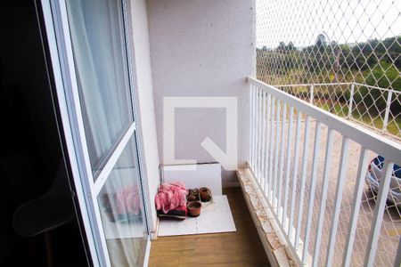 Varanda da sala de apartamento para alugar com 2 quartos, 58m² em Samambaia Norte (samambaia), Brasília