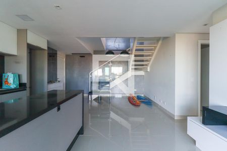 Sala/Cozinha de apartamento para alugar com 2 quartos, 160m² em Guabirotuba, Curitiba