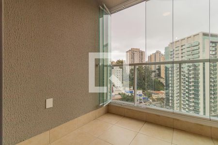 Varanda da Sala de apartamento para alugar com 2 quartos, 55m² em Vila Andrade, São Paulo