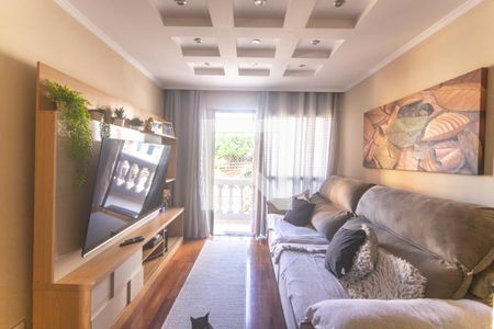 Sala de estar de apartamento à venda com 2 quartos, 74m² em Baeta Neves, São Bernardo do Campo