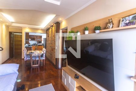 Sala de estar de apartamento à venda com 2 quartos, 74m² em Baeta Neves, São Bernardo do Campo