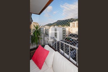 Varanda da Sala de apartamento à venda com 3 quartos, 110m² em Tijuca, Rio de Janeiro