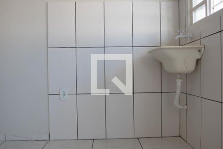 Cozinha e Área de Serviço de kitnet/studio para alugar com 1 quarto, 25m² em Taguatinga Sul (taguatinga), Brasília