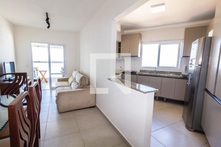 Sala de apartamento para alugar com 2 quartos, 80m² em Caiçara, Praia Grande