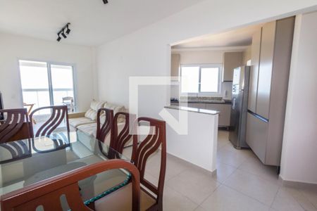 Sala de apartamento para alugar com 2 quartos, 80m² em Caiçara, Praia Grande
