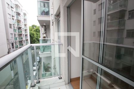 Varanda da Sala de apartamento à venda com 2 quartos, 50m² em Pechincha, Rio de Janeiro