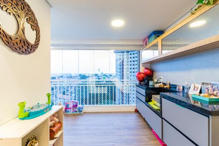 Varanda da Sala de apartamento para alugar com 2 quartos, 65m² em Jardim Marajoara, São Paulo