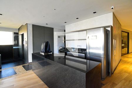 Studio para alugar com 45m², 1 quarto e 1 vagaÁrea gourmet