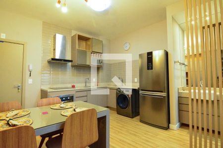 Sala/Cozinha de kitnet/studio para alugar com 1 quarto, 45m² em Santo Agostinho, Belo Horizonte