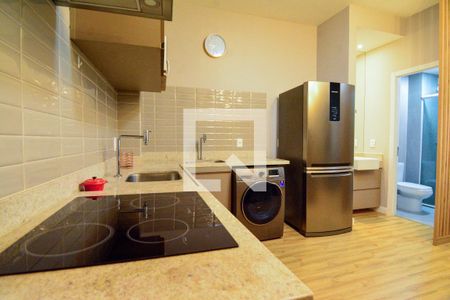 Cozinha de kitnet/studio para alugar com 1 quarto, 45m² em Santo Agostinho, Belo Horizonte