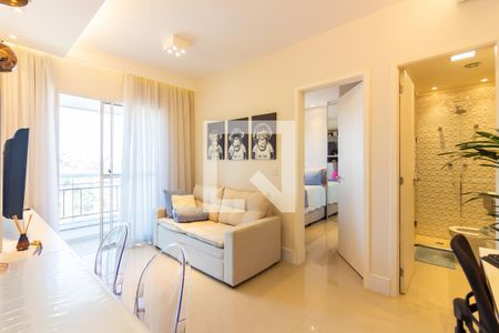 Sala  de apartamento à venda com 1 quarto, 35m² em Jaguaribe, Osasco