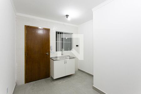 Sala e Cozinha de apartamento para alugar com 1 quarto, 30m² em Jardim Fernandes, São Paulo