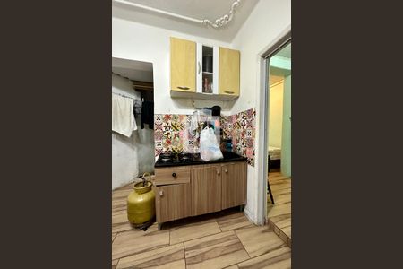 Sala/Cozinha de apartamento à venda com 1 quarto, 35m² em Centro Histórico, Porto Alegre