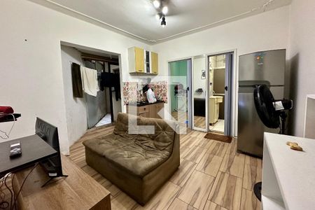 Sala/Cozinha de apartamento à venda com 1 quarto, 35m² em Centro Histórico, Porto Alegre