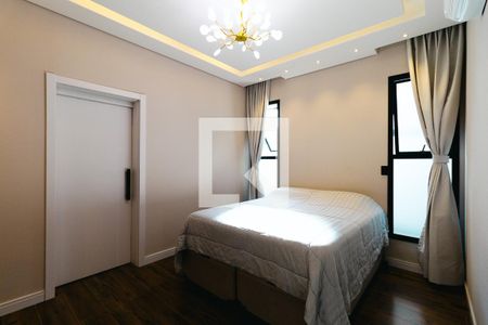 Suíte master de casa de condomínio à venda com 3 quartos, 226m² em Jardim Samambaia, Jundiaí