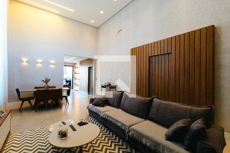 Sala de casa de condomínio à venda com 3 quartos, 226m² em Jardim Samambaia, Jundiaí