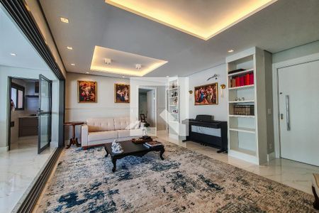 sala de apartamento à venda com 4 quartos, 166m² em Vila Dom Pedro I, São Paulo