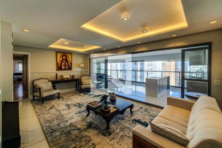 sala de apartamento à venda com 4 quartos, 166m² em Vila Dom Pedro I, São Paulo