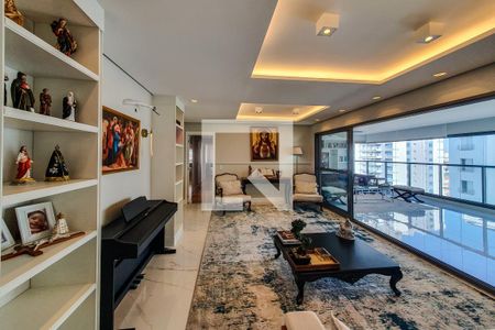 sala de apartamento à venda com 4 quartos, 166m² em Vila Dom Pedro I, São Paulo