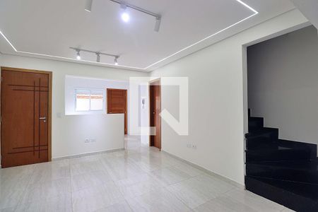Sala de casa de condomínio para alugar com 3 quartos, 166m² em Vila Curuca, Santo André