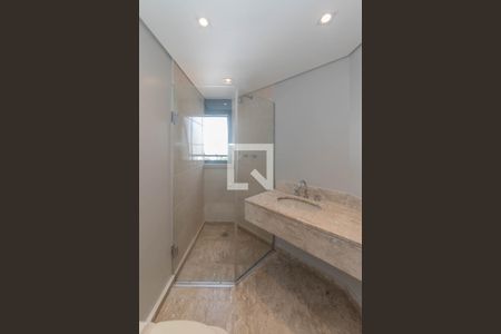 Banheiro de apartamento à venda com 1 quarto, 50m² em Campo Belo, São Paulo