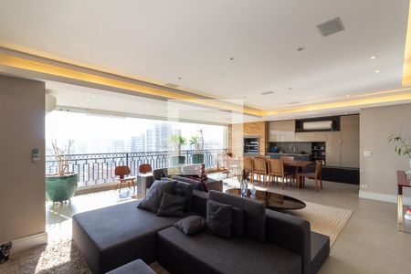 Sala de apartamento à venda com 3 quartos, 156m² em Vila Olímpia, São Paulo
