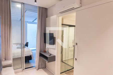 Sala/Cozinha de apartamento para alugar com 1 quarto, 32m² em Bela Vista, São Paulo