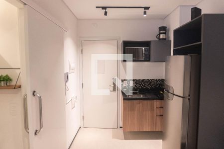 Sala/Cozinha de apartamento para alugar com 1 quarto, 32m² em Bela Vista, São Paulo