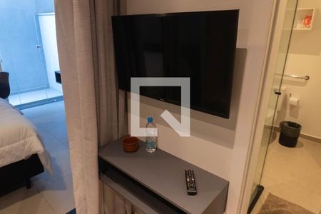 Sala/Cozinha de apartamento para alugar com 1 quarto, 32m² em Bela Vista, São Paulo