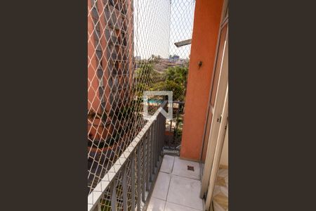 Varanda da Sala de apartamento para alugar com 2 quartos, 59m² em Taboão, Diadema