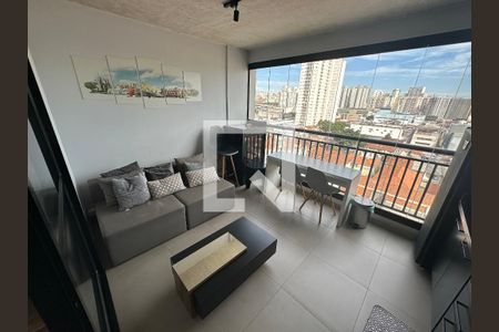 Sala/Cozinha de apartamento à venda com 1 quarto, 32m² em Bom Retiro, São Paulo